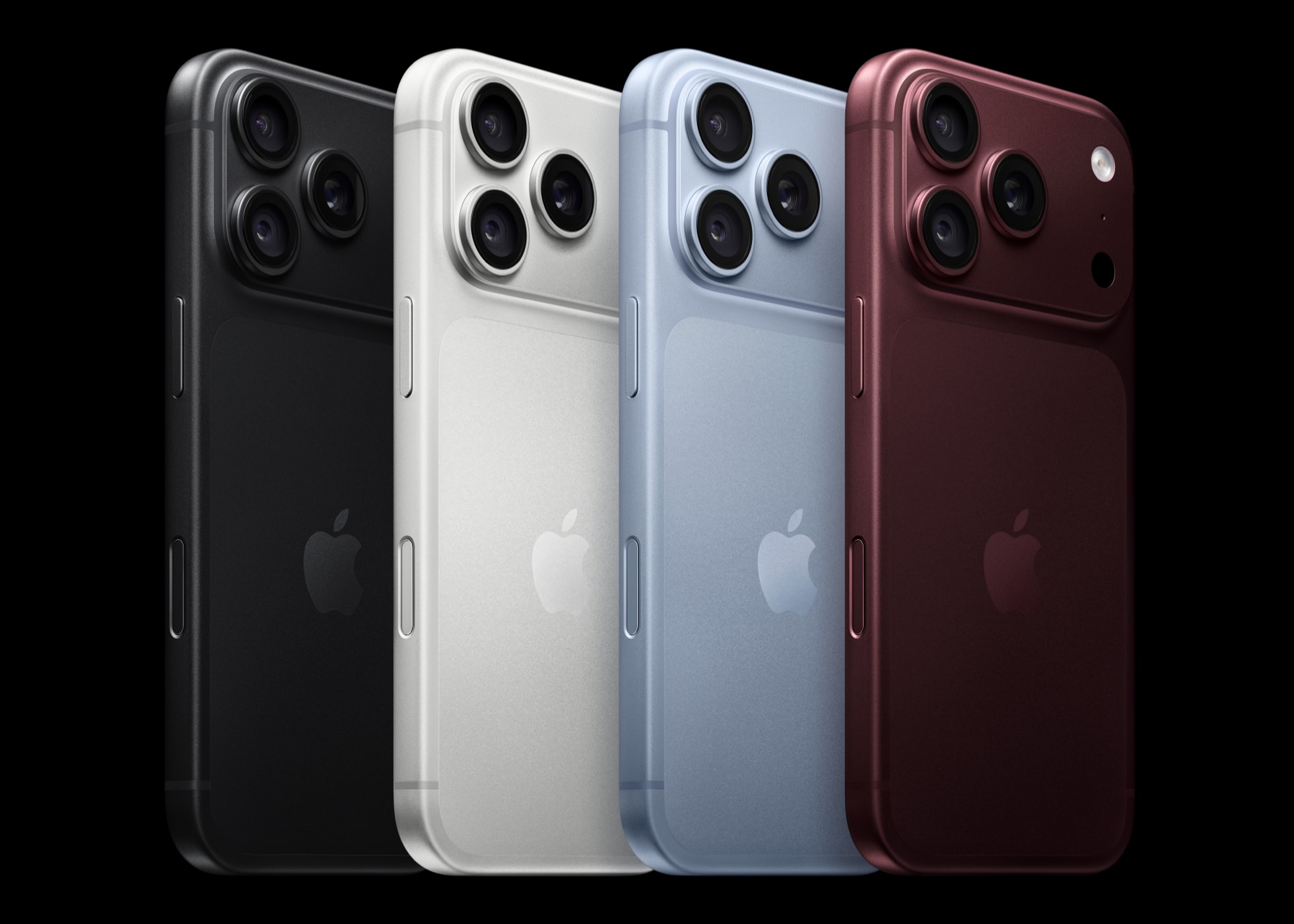 iPhone 18 Pro and iPhone 18 Pro Max in burgundy